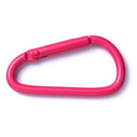 iYOE 5pcs/Lot Carabiner Hook 45x24mm Mix D Colorido Aleación De Metal Clip Para Hacer Joyería Llavero Conector DIY Encuentros - details 12