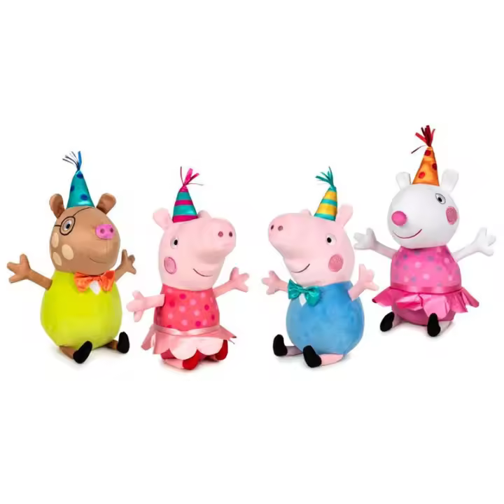 Peppa Pig Party Peluches 20cm 30cm 20 Aniversario - Peluches de Licencia Infantiles - 1