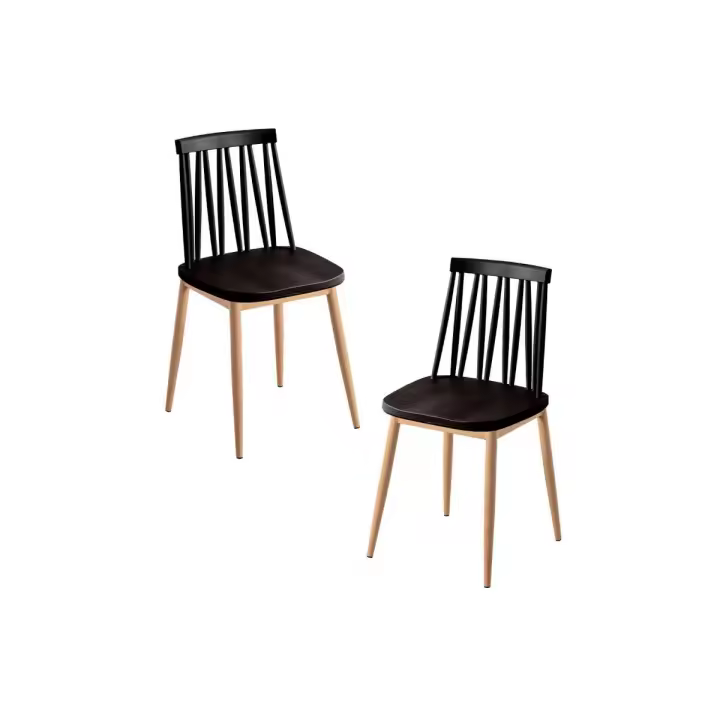 Pack 2 Sillas Tilba - Negro - 1