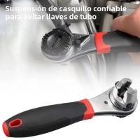 Llave De Atornillado Universal Antideslizante Con Mango Ergonómico Tratada a Calor Multifuncional Ajustable Para Metal - details 2