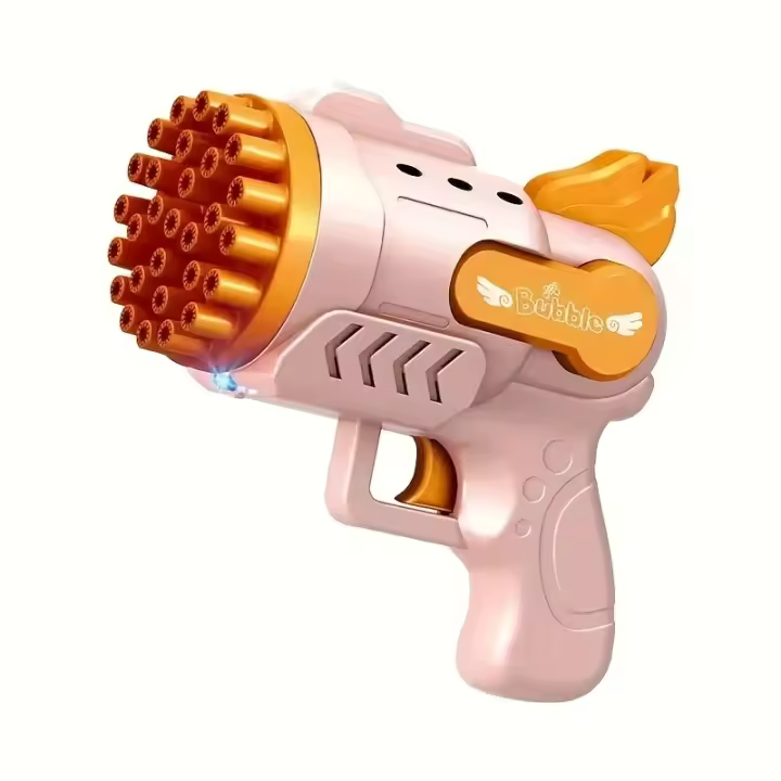 Pistola de burbujas de avión de 29 agujeros nuevo juguete de burbujas gatlin juguete de niños máquina de burbujas - 1