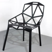 Silla MAGIS CHAIR Diseñada por Konstantin Grcic Aluminio Fundido 59x55x82cm Altura Asiento 45cm Interior y Exterior Comedor Oficina Salón Teletrabajo Cocina - SpazioLuzio - details 2