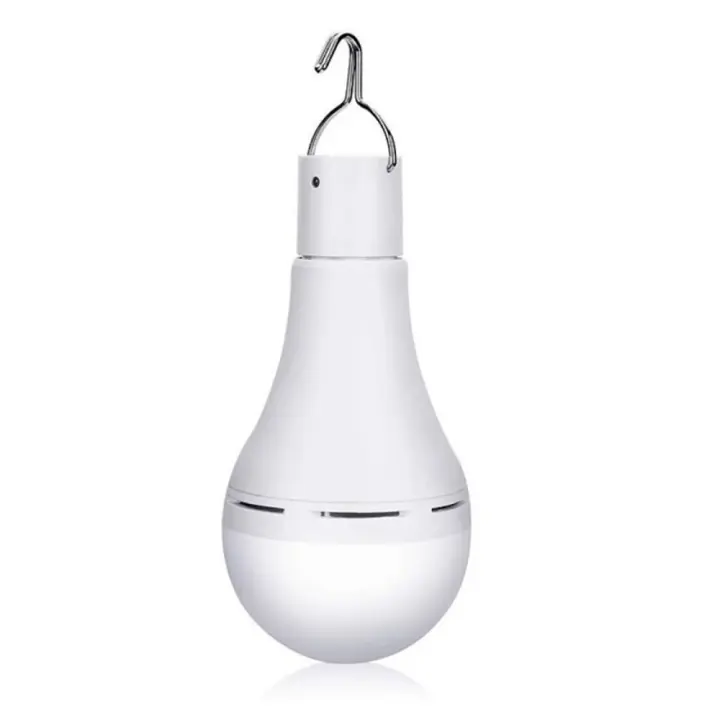 Lámpara Solar De 12W Impermeable Cargada Por USB Luz De Emergencia Iluminación Solar Para Exteriores E Interiores Bombilla Solar Para Casa - 1