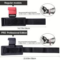 1 Par De Gancho Para Levantamiento De Peso Con Estrás Para Muñeca De Alta Resistencia Para Ejercicios De Pull-ups Y Potencia Padded Workout Hook Para Gimnasio Y Fitness - details 4