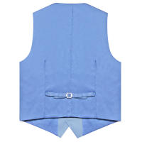 Chaleco Sin Mangas De Cuello V En Color Negro Azul Rojo Para Hombres Estilo Casual Slim Fit Vest Top Gilet Formal Business - details 7