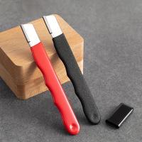 Afilador De Cuchillos Profesional De Cocina Con Piedra De Afilar De Cromo Y Diamante Cerámica Para Todas Las Hojas Incluyendo Tijeras De Jardín - details 5