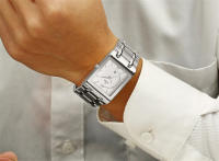 Reloj De Hombre Moda Nueva WWOOR Lujo Cuadrado Azul Reloj De Pulsera Resistente Al Agua Acero Inoxidable Cuarzo Romano Resistente Al Choque - details 19