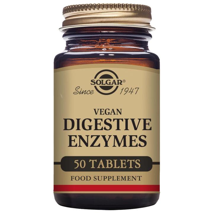 Solgar Vegan Enzimas Digestivas Comprimidos masticables