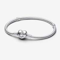 Pulsera PANDORA  corazón - 590719 - Pulsera para charms y abalorios de Pandora - Pulsera Original - details 0