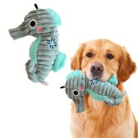 Juguete Interactivo Para Perros Mordedor De Peluche Duradero Con Sonido Squeaker Juguete De Masticar Para Mascotas Indestructible Para Cachorros - details 8