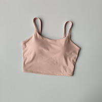 Sudadera Deportiva Transpirable Para Mujer Top De Fitness Push up Con Almohadillas Fijas Ropa De Yoga Vestido De Correr Material Nylon Spandex - details 5