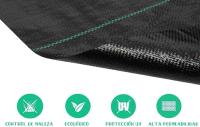 Flonatur Malla Antihierba 105 Gramos Varias Medidas | Malla Geotextil Contra Maleza y Malas Hierbas | Huerto | Estable a Rayos UV y Permeable - details 3