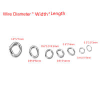 200pcs Anillos De Salto Ovalados De Acero Inoxidable Fuerte Para Fabricación De Joyas DIY Accesorios De Collar Y Pulsera Conectores - details 3