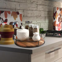 Organizador Giratorio De 360 Grados Para Cocina Y Pantry Ecológico De Madera Con Estante De Contado Versátil Para Almacenamiento De Sundries - details 1