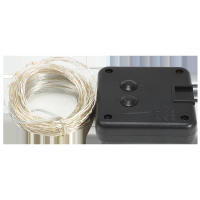 Luz de alambre de cobre solar led, luz de feliz cumpleaños, luz decorativa para ambiente, patio exterior, luz de alambre de cobre solar de 8 funciones - details 0