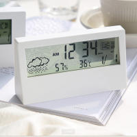 Termómetro Higrómetro Multifuncional LED Con Alarma De Reloj Estación Climática Electrónica Para El Hogar Medidor De Temperatura Y Humedad - details 5