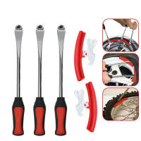Kit De Herramientas Para Cambiar Neumáticos De Bicicleta Y Automóviles Levantadores Profesionales Protector De Rines Material De Acero Y TPE - details 6