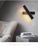 Lámpara De Pared LED Giratoria Creativa Para Dormitorio Y Sala De Estar Iluminación Nocturna Personalizada Simple Para Lectura Y Decoración De Hoteles - details 6