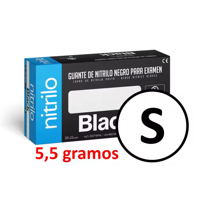 Guante nitrilo negro pack 100 unidades o 1.000 unidades - 1