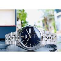 Reloj Automático Hombre Seiko 5 SNK357K1 dial azul oscuro correa acero SNK357K - details 4