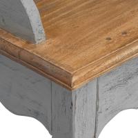 vidaXL Escritorio de madera maciza de caoba 80x40x92 cm - details 5