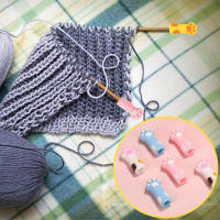 Parada De Trenzado Para Gatos 5/10/15 Colores Multi-Color Protección De Puntas De Agujas De Trenzado Y Crochet Suministros De Silicona - details 2