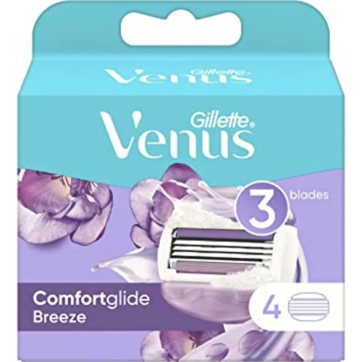 Venus Cuchillas Comfortglide Breeze 4 Ud - Comodidad Máxima - 1