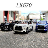 Modelo De Coche LX570 SUV a Escala 1:24 Con Luz Y Música Puertas Abiertas Función Retroceso Regalo Para Niños Vehículos De Tierra - details 11