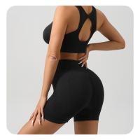 Shorts Deportivos Sin Costuras Para Mujer High Waist Push up Para Ciclismo Running Fitness Yoga Leggings De Gimnasio Ropa De Yoga - details 3