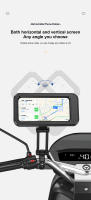 Soporte Ajustable Y Rotativo De 360° Para Móvil Y GPS De Bicicleta Y Motocicleta Universal Resistente Al Agua Con Material ABS TPU Y Nylon - details 14