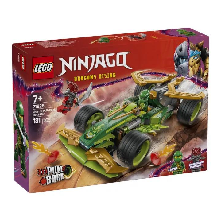 Lego Ninjago Dragons Rising Coche de Carreras con Motor de Carga Manual de Lloyd - 1