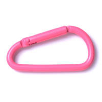 iYOE 5pcs/Lot Carabiner Hook 45x24mm Mix D Colorido Aleación De Metal Clip Para Hacer Joyería Llavero Conector DIY Encuentros - details 16