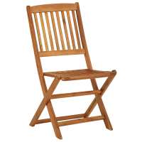vidaXL Comedor de jardín plegable 3 piezas madera maciza de acacia - details 4