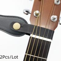 2pcs Hebilla De Correa Para Guitarra De Cuero Con Botón De Cierre Seguro Para Acústica Eléctrica Clásica Y Bajo - details 0