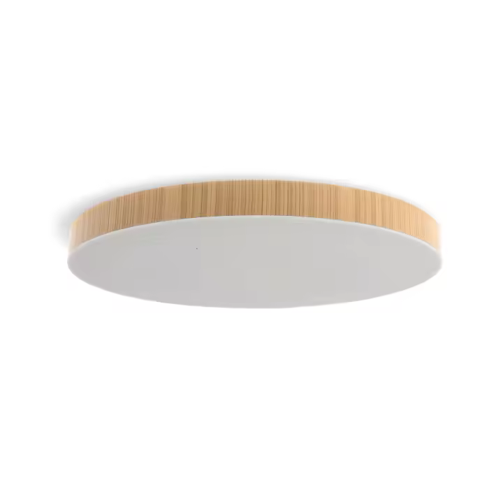 IluminaShop - Plafon LED Circular Madera Regulable CCT 24W - 1