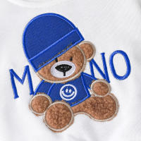 Conjunto De Ropa Para Bebé Terno Con Estampado De Oso Casual Para Niños Y Niñas De 3 a 24 Meses Camiseta De Manga Larga Y Pantalones Navys - details 10