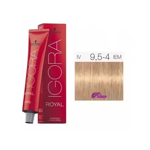 Tinte Igora Royal 9,5-4 Beige Pastel 60 ml. Schwarzkopf - 1