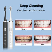 Cepillo De Dientes Eléctrico Sonic Con 8 Modos Limpieza Profunda Para Hombres Y Mujeres Adultos Carga USB YS01 - details 8