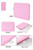 Estuche Suave Para Laptop De 11-15.6 Pulgadas Bolsa Para Computadora Para Viajes De Negocios Compatible Con Macbook Air pro Xiaomi Lenovo HP Dell - details 8