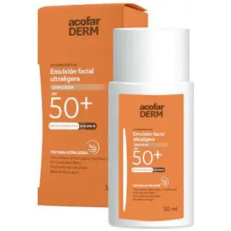 Acofarderm Fluida Facial Con Color Spf50+ 50Ml - 1