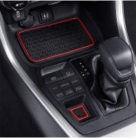 Alfombrilla Antideslizante Para Interior De Coche Puerta Ranura Vaso Accesorios Para Toyota RAV4 XA50 2019-2023 Silica Gel - details 7