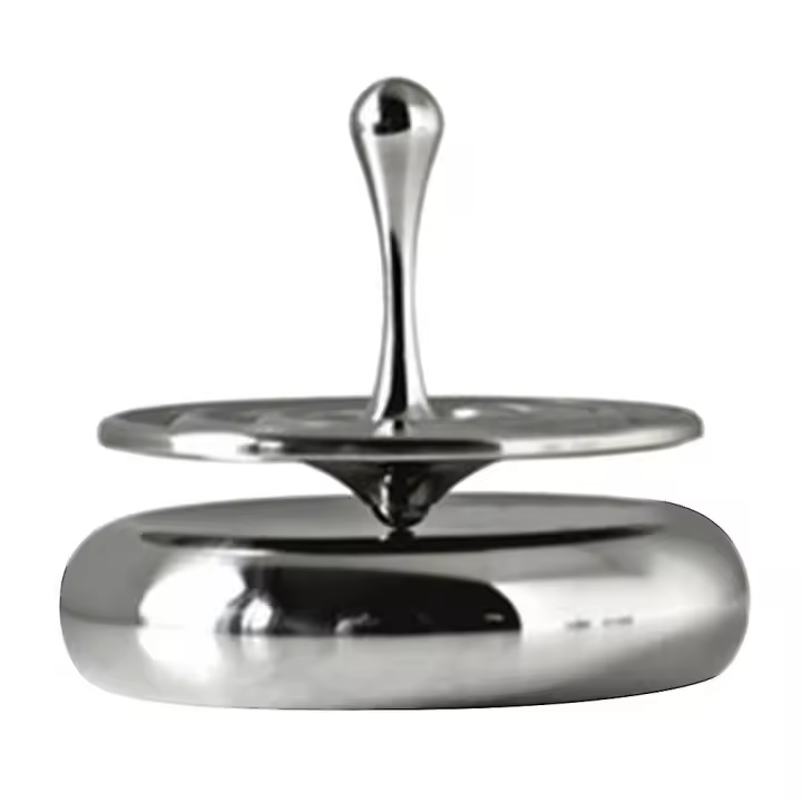 Peonza giratoria magnética decorativa de escritorio con gotitas, juguetes de regalo sin base - 1