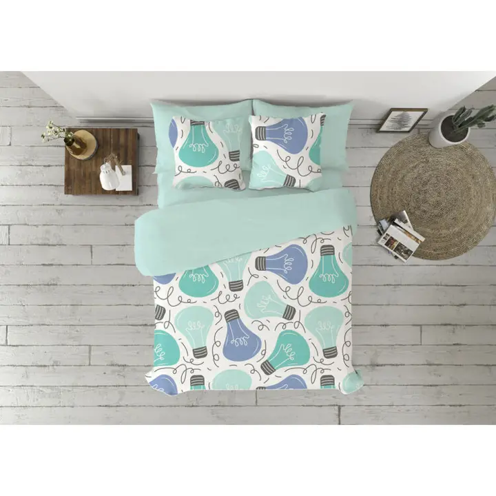 Juego de funda nórdica Pierre Cardin Ideas Multicolor Azul marino Cama de 105 3 Piezas - 1