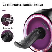 Entrenador De Músculos Abdominales Silencioso Rueda De Abdominal Equipo De Gimnasio Y Fitness Para Entrenamiento En Casa - details 3