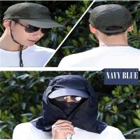 Gorro De Pescar Con Sombrilla Ancha Para Hombres Y Mujeres Protección Solar Rápido Secado Adecuado Para Caza Y Actividades Al Aire Libre - details 1
