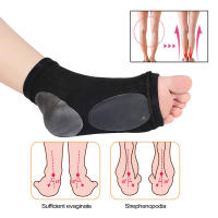 Parche De Gel Elástico Para Arco De Pie Con Almohadilla Suave Soporte De Arco De 1/2 Pareda Suela De Calcetines Alivio De La Fatiga Del Pie Calcetines Ortóticos - details 2