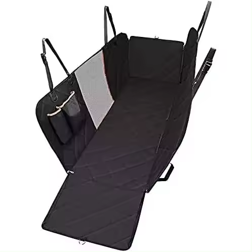 Cubierta Asiento Universal Ipermeable Antideslizante para Mascotas, Funda Coche para Mayoría de los Coches Funda para Mascotas Coche Protector para Mascotas para Asiento de Coche Funda para Maletero de Coche Universal para Perros - 1