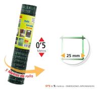 LILI HOME Malla Electrosoldada Forrada 1.5m x 5m Disponible en dos tamaños de cuadraditos (13 x 13 mm y 25 x 25 mm), lo que permite elegir la opción más adecuada para tus necesidades específicas. Fabricada en acero galvanizado, esta malla ofrece una e - details 7