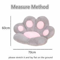 Alfombra De Cojín De Tela De Peluche Gato Kawaii 70x60cm Suave Y Cálida Para Sala De Estar Oficina Decoración De Habitación Diversión Al Descansar - details 4