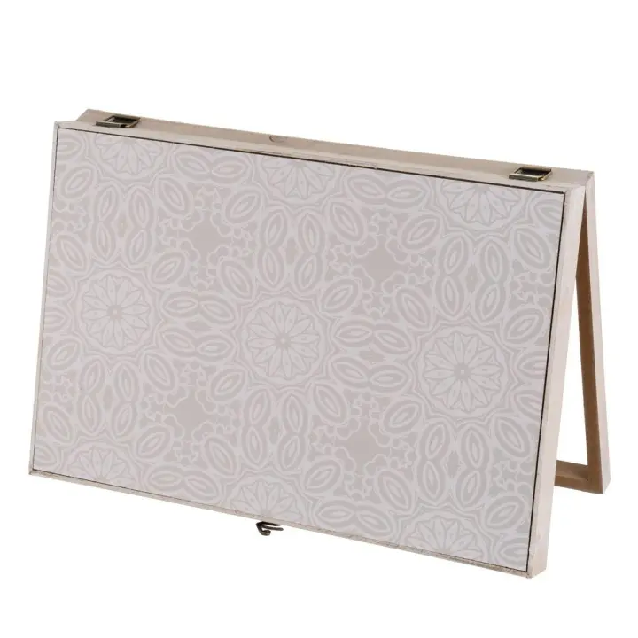 Dcasa - Tapa contador de luz o cubrecontador electricos de madera floral de 46x6x32 cm - 1